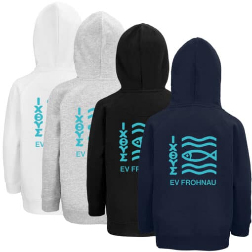 Bio Hoodie Kinder mit Logo der EV Frohnau PIXI 283591 510004 4